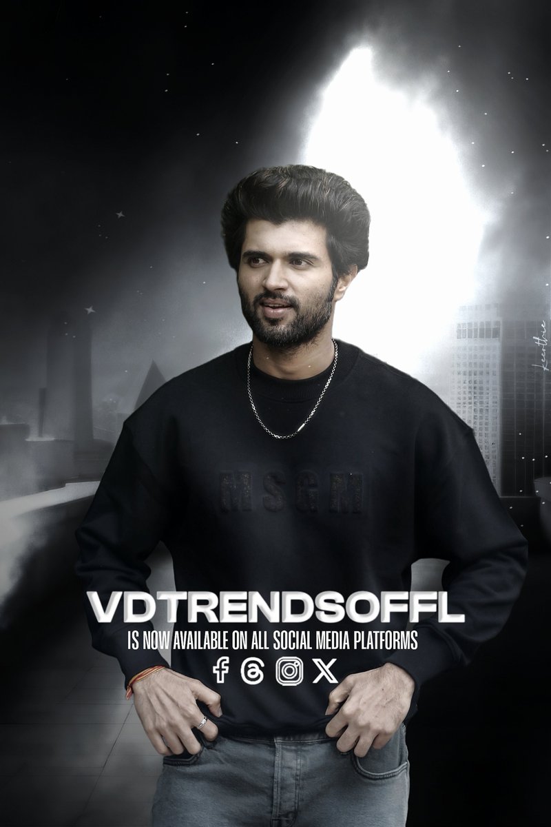 VDFCWBOfficial's tweet photo. Follow @VDTrendsOffl Across All Social Media Platforms Now 

- https://t.co/8Hm3ffX2Tb

#VijayDeverakonda #FamilyStar
@TheDeverakonda https://t.co/In5BaNHotA