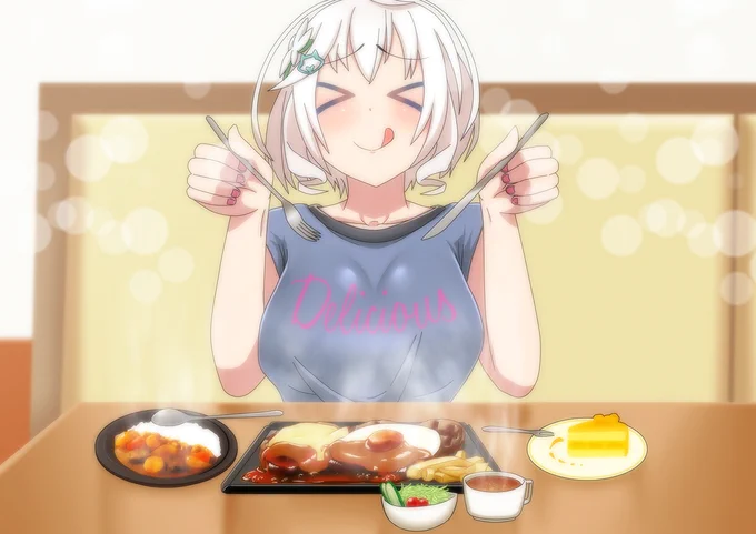 シロちゃんのお腹が空いているのでいっぱいにしようの再掲 