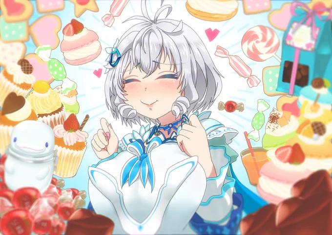 シロちゃんのお腹が空いているのでいっぱいにしようの再掲 