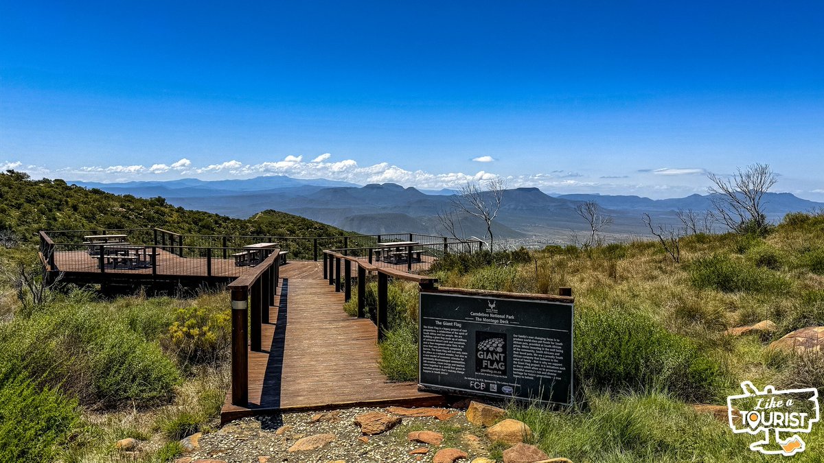 MarkSham's tweet photo. So many of you have suggested we visit The Valley of Desolation over the last few months and we finally got the opportunity to experience the beautiful views for myself. Now let me share them with you ❤ After leaving Nieu-Bethesda on Saturday morning, Jeandre and I decided to "Sho't Left". All I can say is this was the best detour I've ever made 🇿🇦❤️

The first pic I took as we got out the car. The second is a shot of the view point from the ground. The third is a bird's eye view of what you see from the view point. Look how small it is. The last pic is bird's eye view from a different angle. You have to open them all to see what I mean.

The Valley of Desolation in the Eastern Cape is both a geological phenomenon and a unique Karoo landscape that surrounds the town of Graaff-Reinet.

Sheer cliffs and precariously balanced columns of Dolerite rise 120 metres from the valley floor against the  backdrop of the vast plains of the Camdeboo. The internet tells me this is the product of volcanic and erosive forces of nature over 100 million years.

There is no substitute for what the human eye can see vs. what a camera can capture, but I hope these pictures give you a small idea of how incredible the scenery is.

This is exactly why I love road tripping across South Africa. You're driving along and you see a sign. You look over at your mate, you both nod, and the next minute you're driving in the opposite direction to an unknown adventure. When all is said and done, you're filled with joy having taken the leap of faith.

South Africa is the most beautiful country on earth and it deserves time to explore. I hope these pictures from our #LATRoadTrip inspire you to do just that. Our video from this road trip will be up in 4-6 weeks 🥰

PS. Big love to @SasolSA, @KiaSouthAfrica, and @Veldskoenshoes for enabling us to capture some of the beauty of this road trip. The entire aim is to entice you to plan your own road trip and experience the magic for yourselves 🇿🇦❤️