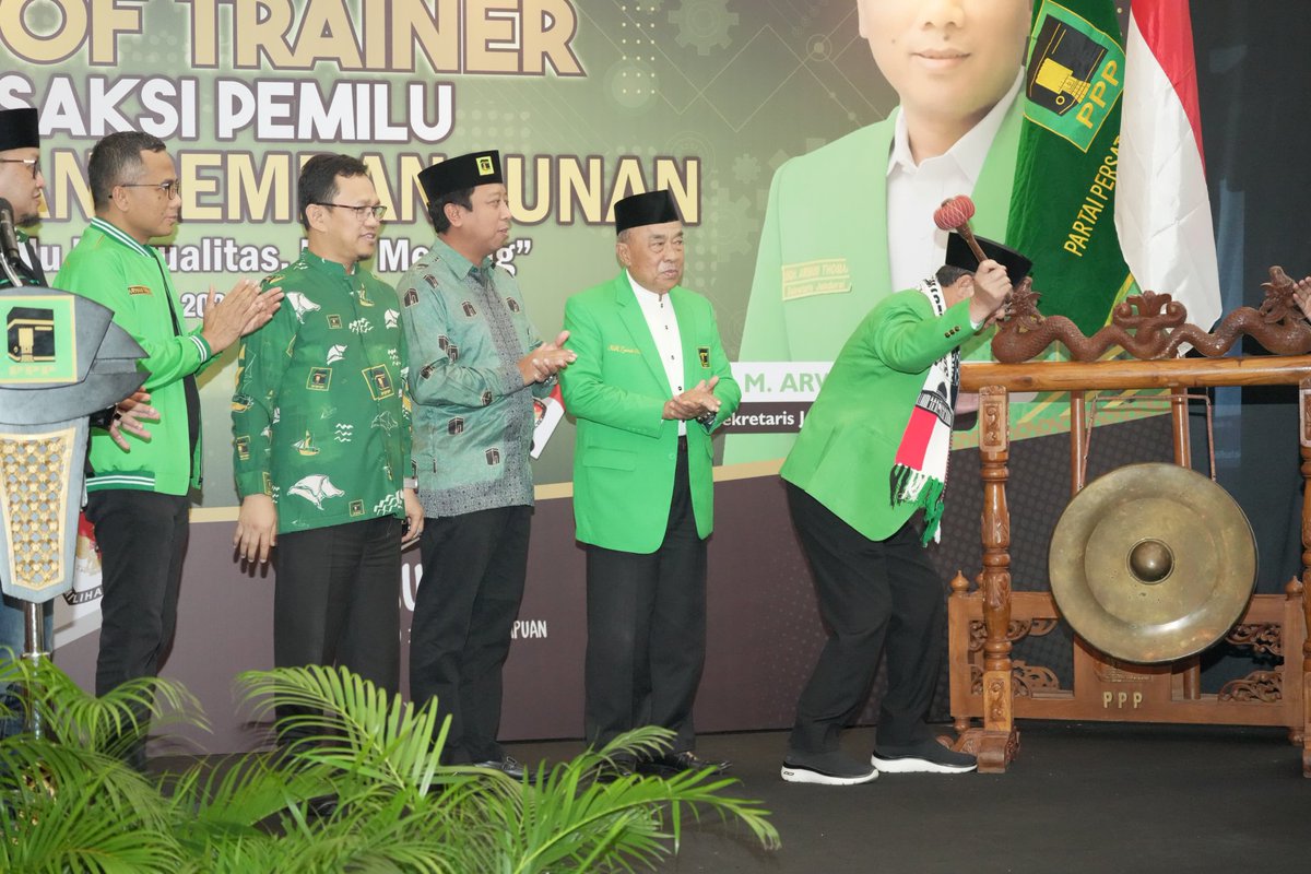 DPP_PPP's tweet photo. Pembukaan Training of Trainer Lembaga Saksi Pemilu 
Partai Persatuan Pembangunan 

Jakarta, 8-10 November 2023

#PPPMenang https://t.co/Od58pKqiAM