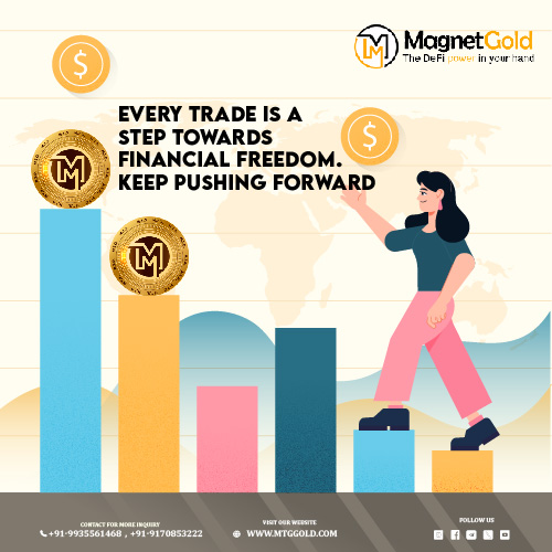 YMagnetgold's tweet photo. "Start your journey towards financial freedom by investing in MTG coin!  💹🚀 #InvestSmart #MTGCoin #mtggold #cryptocurrency #cryptotrade #Cryptoassets 
Visit Website - https://t.co/WFFMQOZLH1 https://t.co/H64YBMiTJi
