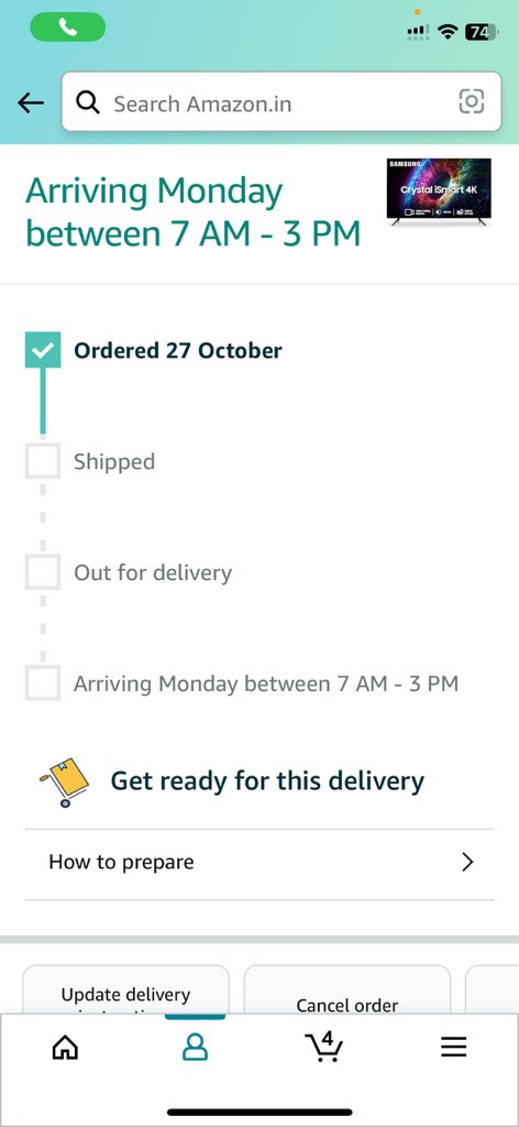 Ankit_Ap's tweet photo. @amazonIN yaar band kar lo apni company had hoti h . 27 oct ka order to ship ho nhi rha aur aaj book karu to kal dilivery de rhe ho. https://t.co/4VQVHNmRvT