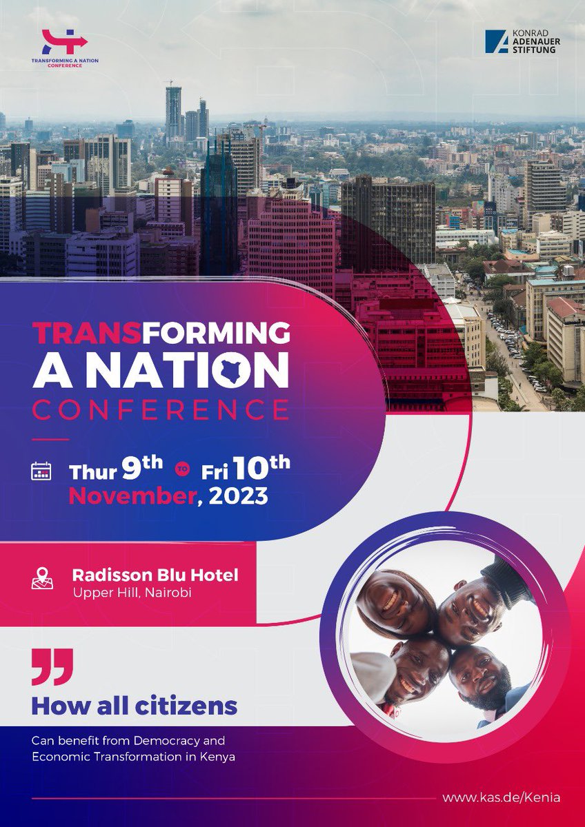 Ladies and Gentlemen, This is the D-DAY.

The #TransformingANation2023 Conference is on.

#KASKenya