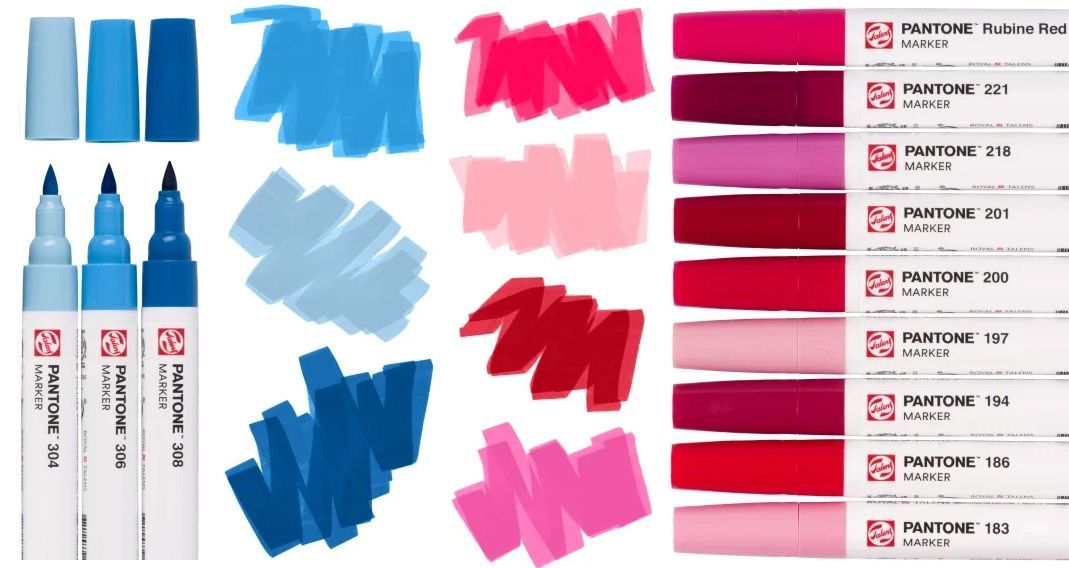 #muyguay PANTONE se ha unido a la marca neerlandesa de materiales artísticos Royal Talens para sacar una colección de rotuladores calibrados para que podamos pintar a mano utilizando sus tonos de color oficiales.   buff.ly/3Fw8n0F  by <a href="/Huss87/">Hugo Gómez</a>