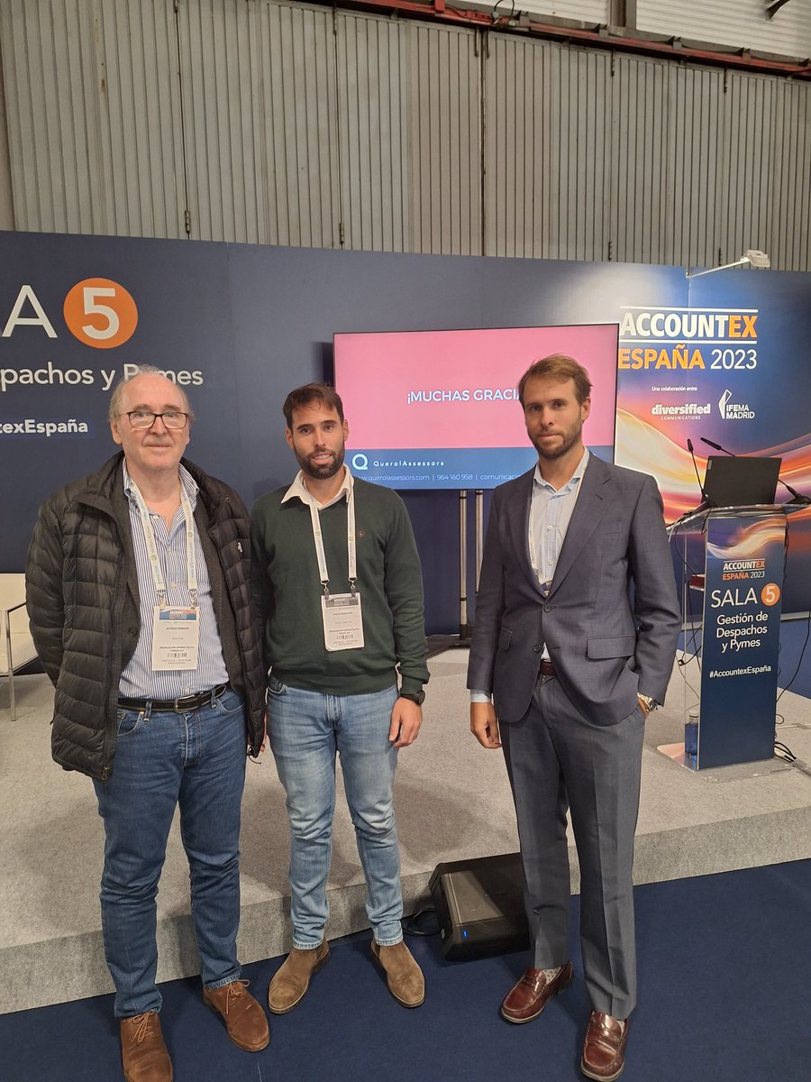 carlos_febrer's tweet photo. @AccountexEspana 2023 finalizado. 2 interesantes jornadas  de tecnología (ya implantada) y, sobretodo, IA. Siempre aplicada al despacho profesional. https://t.co/6aEueIiuf1