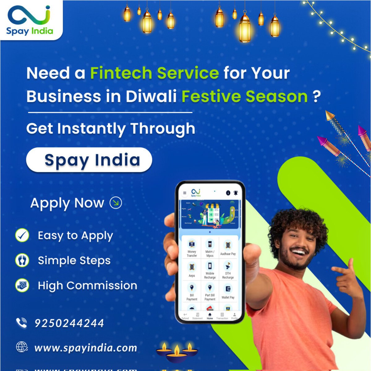 spaytechnology's tweet photo. Need a Fintech Services for your business in diwali festive season?
Get through Spay India 
Call us on : 9250072500
.
.
#spayindia #flightbooking #spay #aeps #followus   #explore  #explore #explorepage #trending  #fintech #viral #opportunity #digital #india #joinus #sunildhawan https://t.co/P2Uh0reQvv