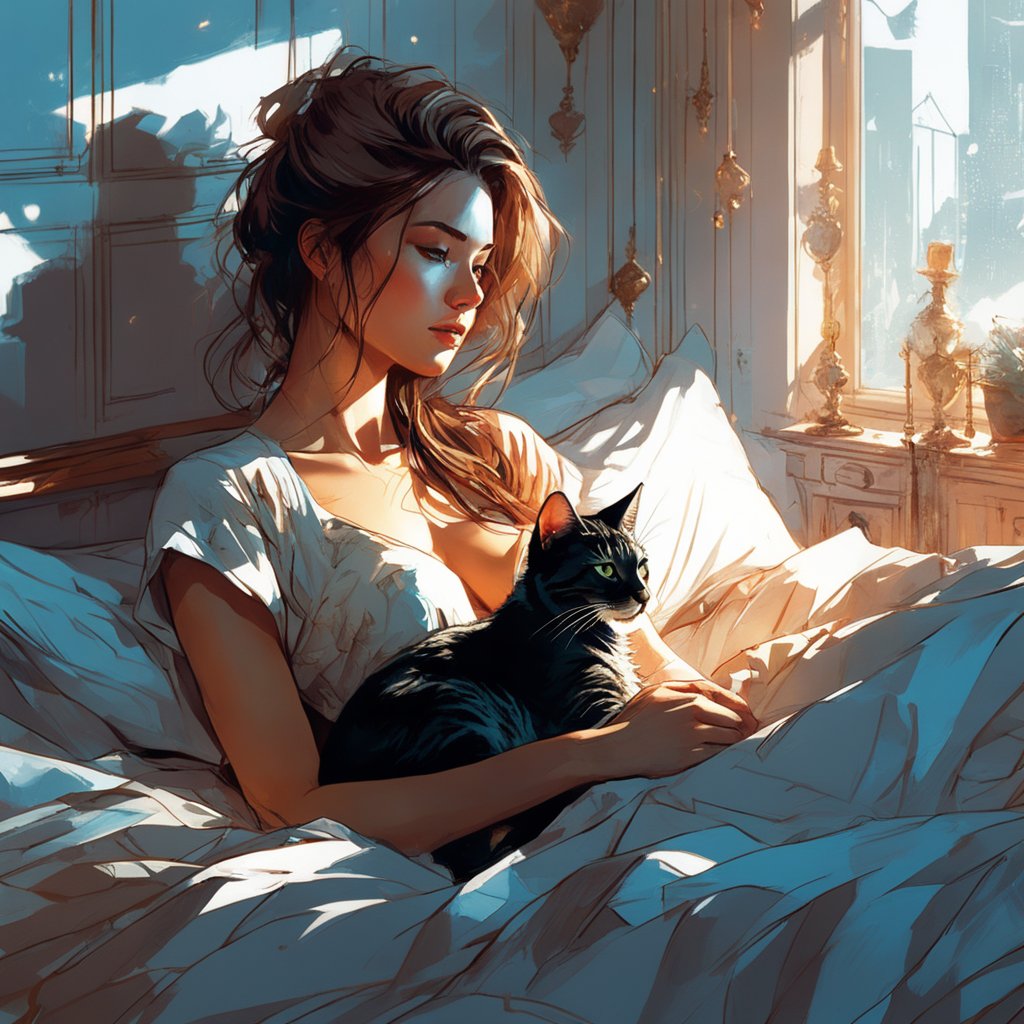 overana_art's tweet photo. Good morning everyone! 🌞🐱💛
#overanaart #AIart #AIartwork #art #digitalart #digitalartwork https://t.co/kKa23k2lWw