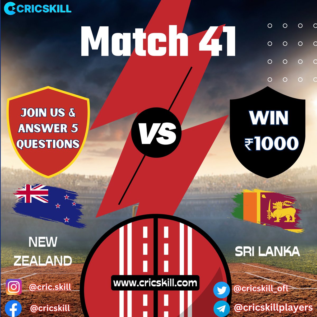 Cricskill_Ofl's tweet photo. Join Us &amp; Answer 5 Questions to win ₹1000

Download App - https://t.co/plglCFI1em

#CricketQuiz
#CricketExperts
#CricketWisdom
#CricketBrain
#CricketKnowledge
#CricketTrivia
#CricketLegends
#CricketFacts
#tourney11
#cricskill
#rohitsharma 
#kohli 
#viratkohli 
#bhumrah https://t.co/Ve845XRKCK