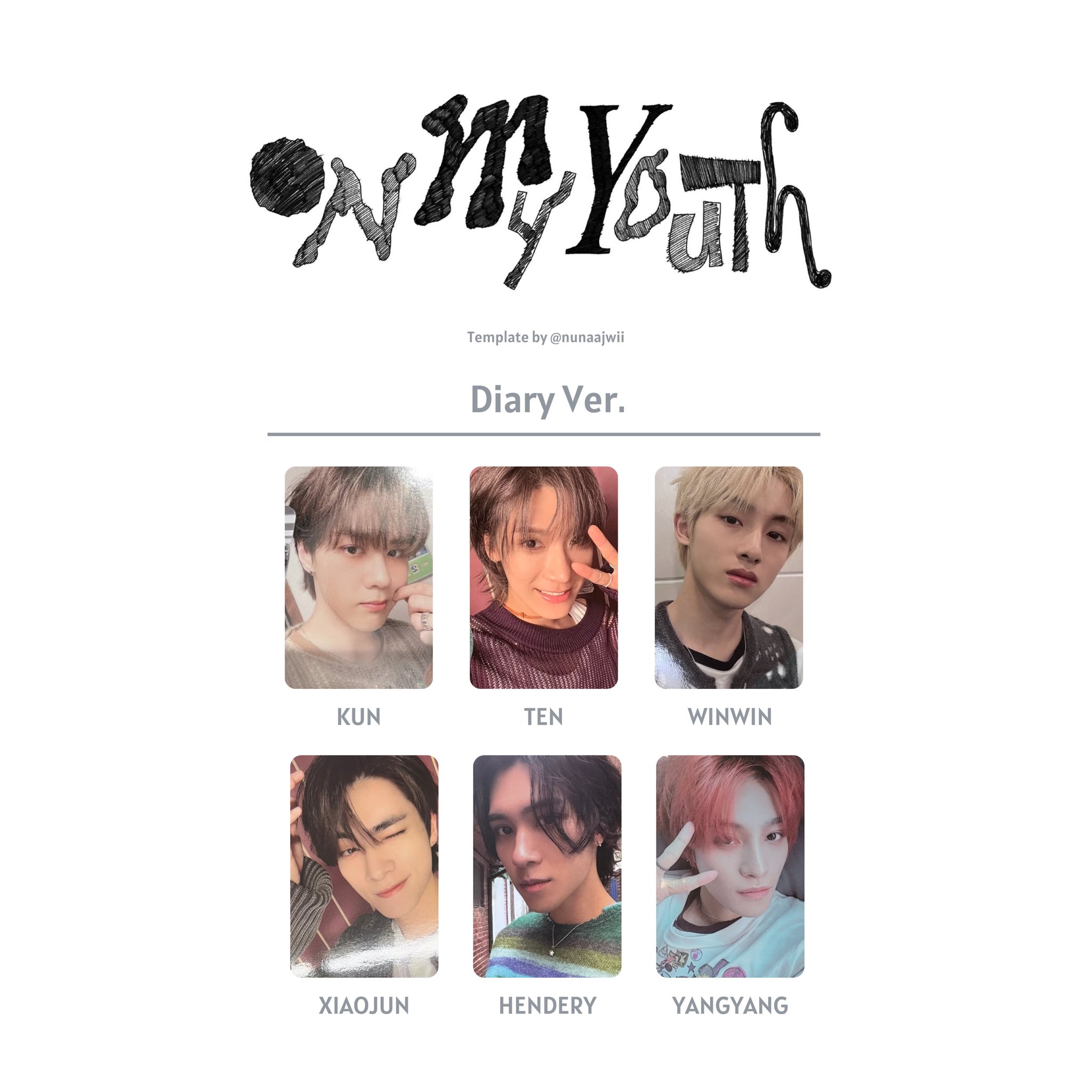 安心の日本製 wayv DFESTA on ヤンヤン WayV my - youth テン トレカ 安心の日本製 wayv DFESTA on ヤンヤン WayV my - youth テン トレカ