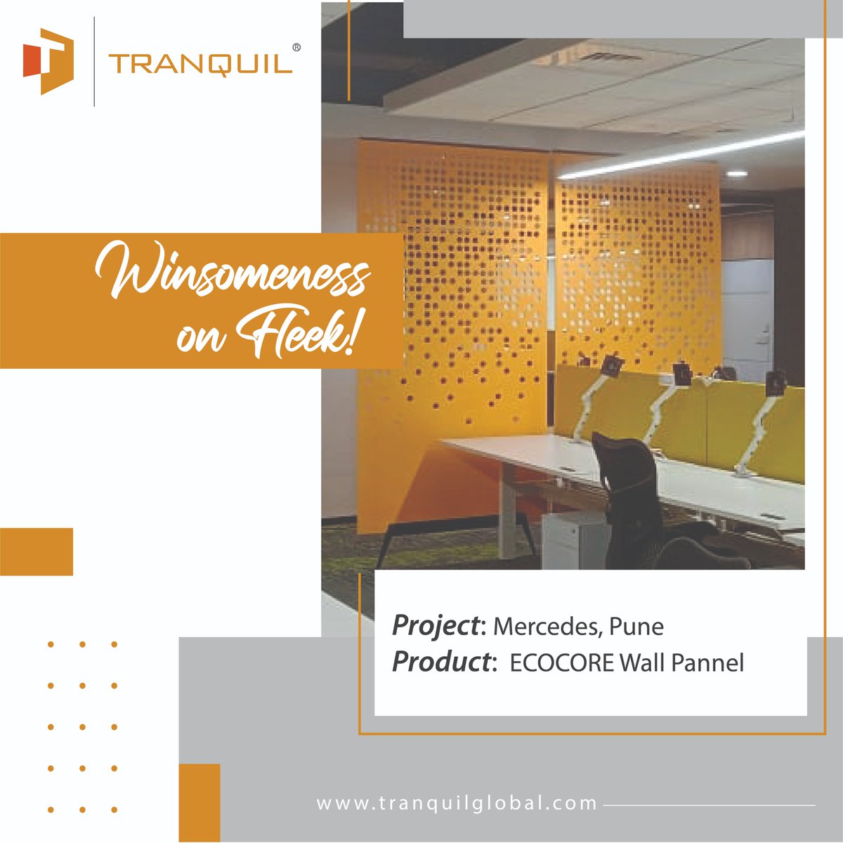 tranquilglobal's tweet image. One more #project is officially wrapped up successfully!👏
📌For this project, we have collaborated with Anj Turnkey for #Mercedes, Pune project wherein Raj consultant helped us elevate Mercedes’ space with our best-selling product #ECOCORE Panels.
#projectcompletion  #wallpanels
