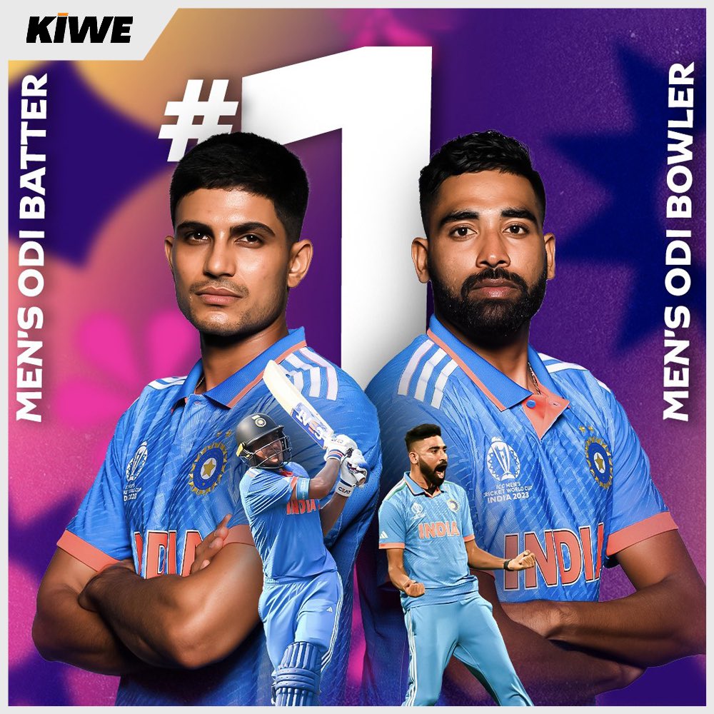 Kiwe_India's tweet photo. Gill and Siraj 🙌🏻🙌🏻

Download the KiWE app from https://t.co/vPKVCy6JdO 

#kiwe #cricket #teamindia #odi #worldcup https://t.co/sRPAEzGWSr