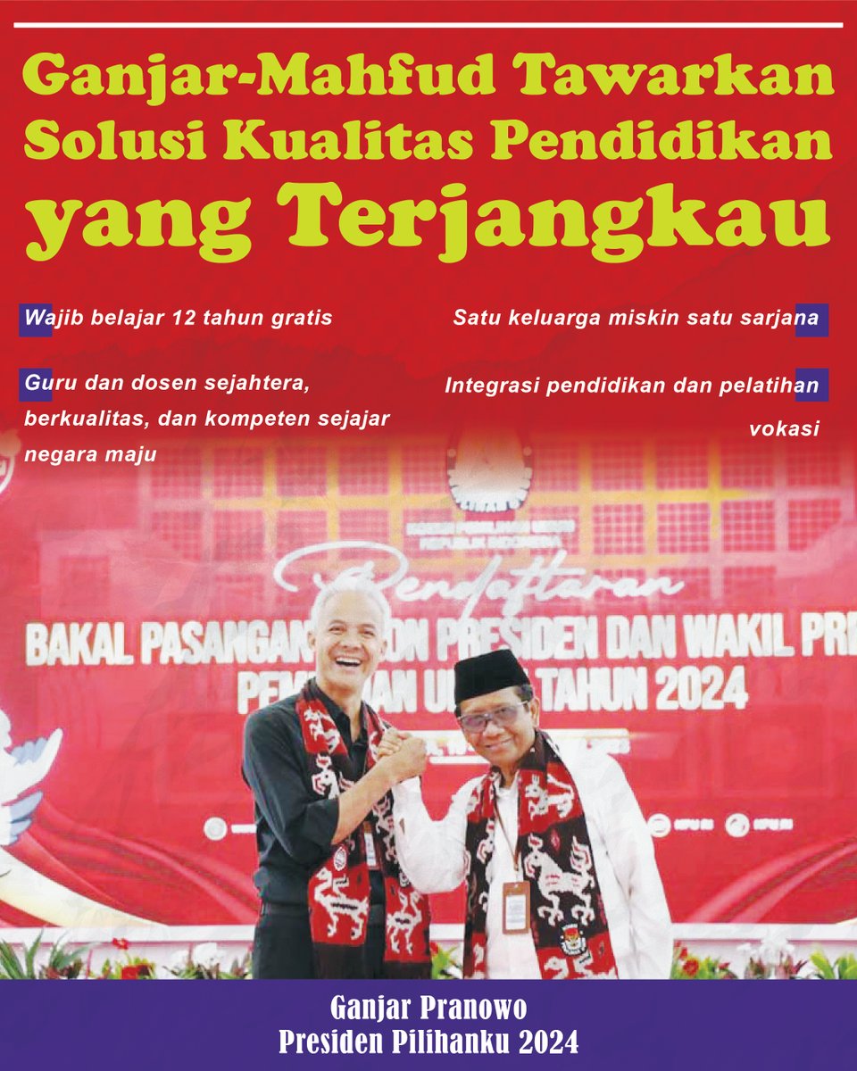 Ganjar-Mahfud Tawarkan Solusi Kualitas Pendidikan yang Terjangkau
Dubai
Isyana
KISS OF LIFE
Anwar Usman
MKMK