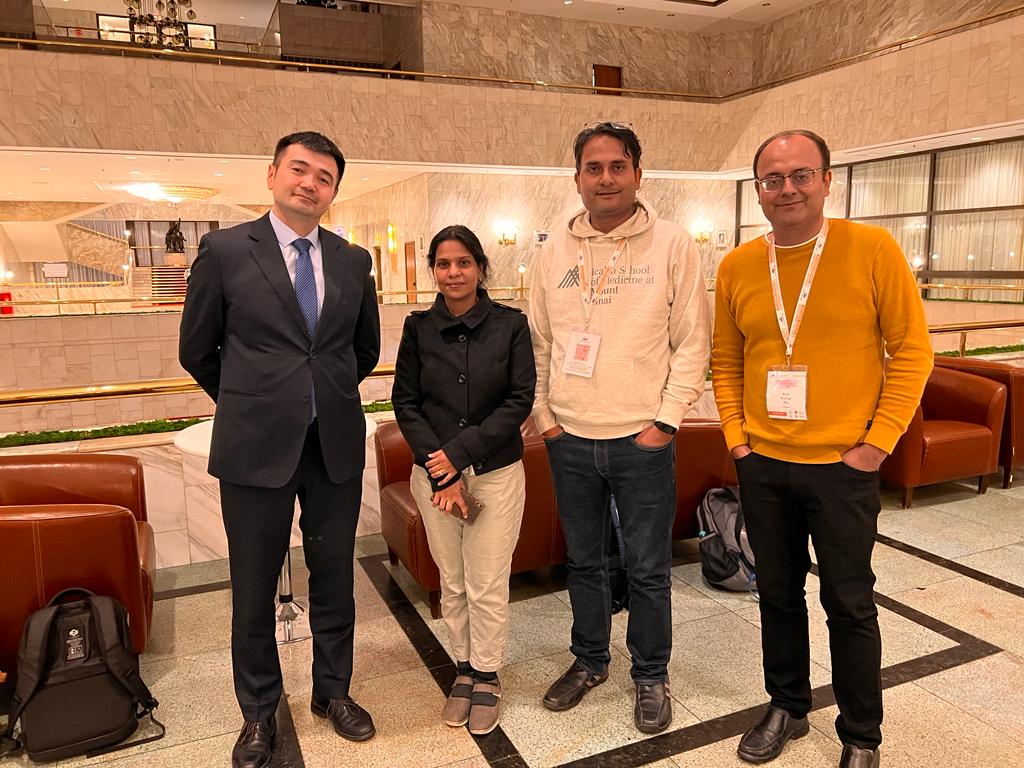 NABI_India's tweet photo. Dr. Amit Kumar Rai, Scientist-D, NABI, visited the Russian Academy of Science, Moscow, and attended "Forum of Young Scholars of the countries of Greater Eurasia" November 1-4, 2023 @DBTIndia https://t.co/mBcbifl8sy