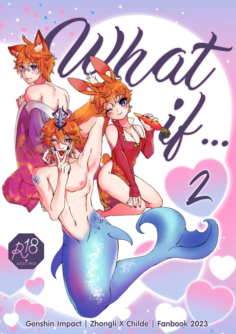 Finally,
What If...2 in English version is available! 🥳

[ZhongChi Fanbook] What If...2
Fandom: Genshin Impact
Pairing: Zhongli x Tartaglia
Rate: R-18🔞
(3 stories in one book.)

🔽 If you want to buy Click 🔽
https://t.co/n9rEjYqaK1

Thank you! 🥹🫶
#鍾タル #ZhongChi #จงทาร์ต 