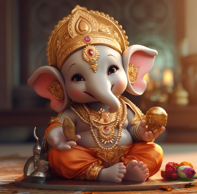 KiranRadhe4's tweet photo. @desi_thug1 Om gan ganpataye namh...🙏 https://t.co/BhYvqTrDGk