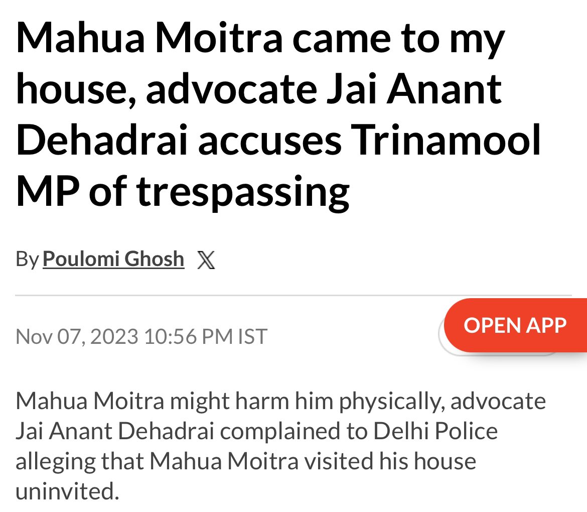MushafirSS's tweet photo. @timesofindia @MahuaMoitra deserves sacking ,Jail for #MahuaPayoffScam, intimidating Delhi Lawyer after trespassing. Now she is crying, playing Bengali women Card posing herself like Kali while she disgraced Maa Kali telling her a meat eater. Boozing Goddess. Shame #MahuaGate #MPWithModiJi https://t.co/QKmnpn1KFX