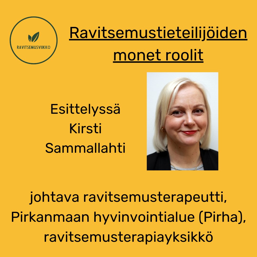 ravitsemus's tweet photo. Ravitsemustieteilijöitä  toimii monilla eri sektoreilla: asiakas- ja potilastyössä, tutkimus- ja  kehitystyössä, kuntoutuksen parissa, ruokateollisuudessa,  potilasjärjestöissä ja muissa 3. sektorin toimissa jne. #ravitsemus #ravitsemusviikko #ravitsemustieteilijä https://t.co/SevoL6gRGc