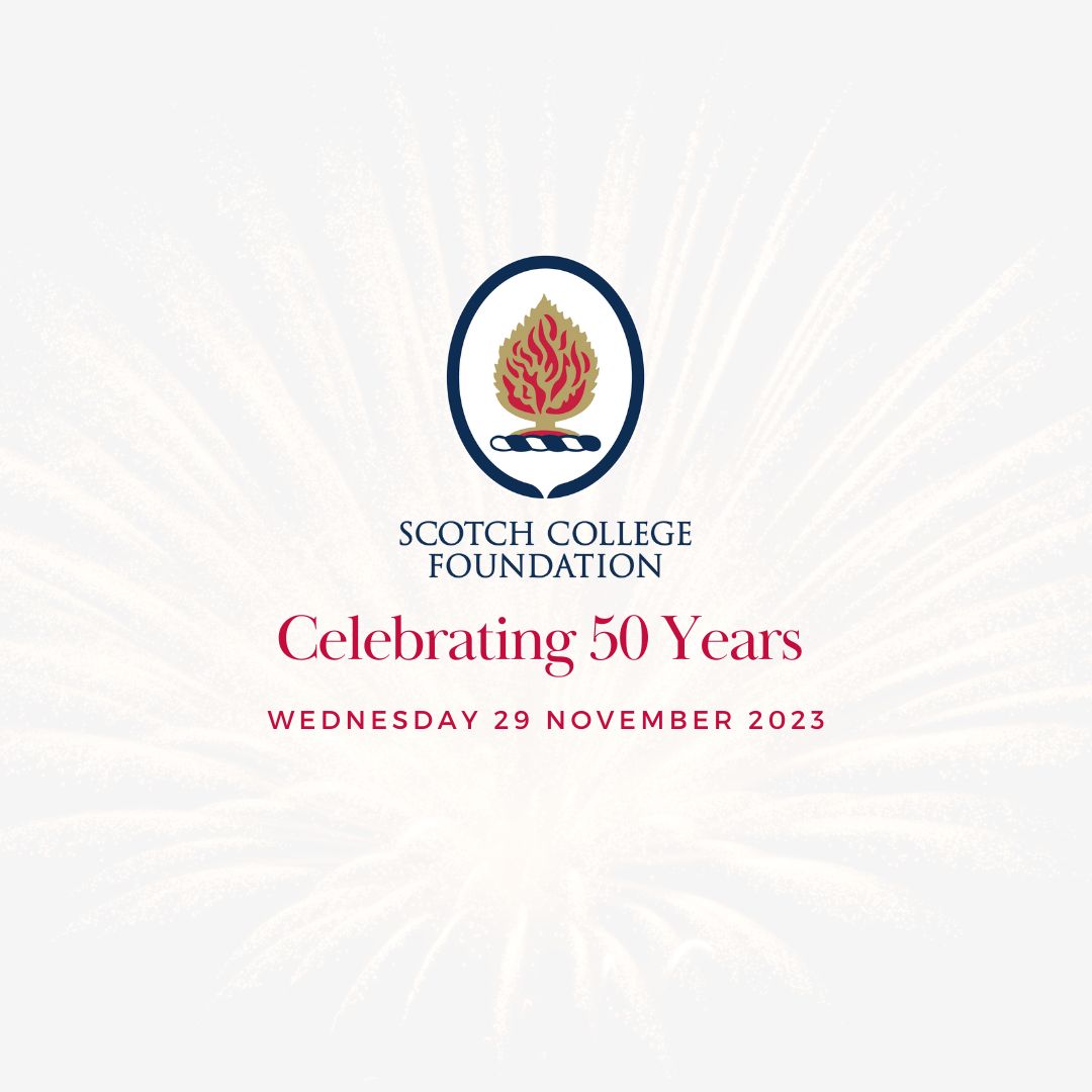 scotchmelbourne's tweet photo. All members of the Scotch Family are invited to the 50th Anniversary celebration of the Scotch Foundation. Join us for canapés and drinks as we celebrate the opportunities provided by the Foundation, and unveil plans for the new Pavilion. Register here https://t.co/2ym3hoOHU6 https://t.co/rKgnJMH6mQ