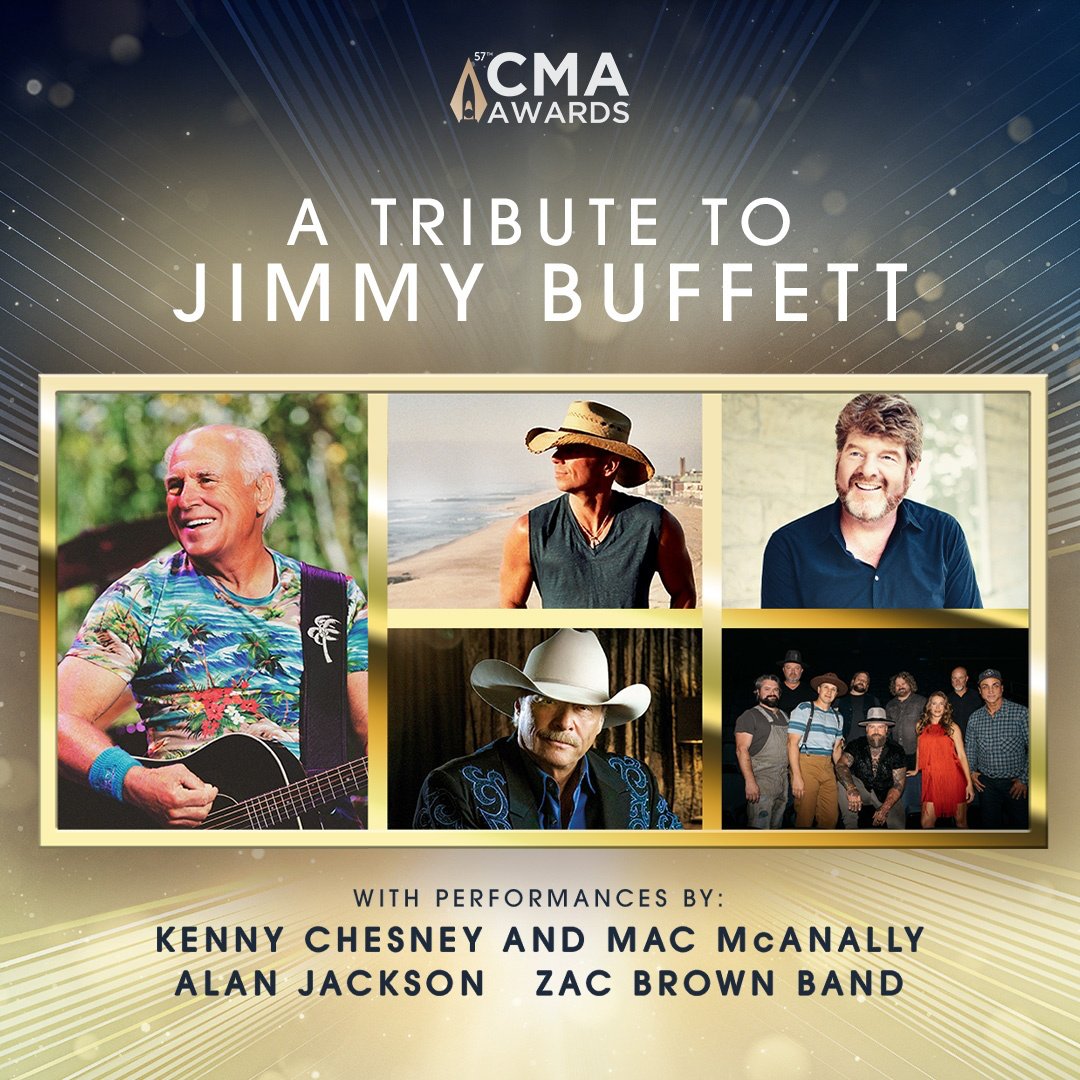 Don't forget to tune in to the #CMAawards tonight at 8/7c as Alan performs a special tribute to 
<a href="/JimmyBuffett/">Jimmy Buffett</a>
! 
<a href="/countrymusichof/">Country Music Hall of Fame and Museum</a> 
<a href="/TasteOfCountry/">Taste of Country</a> 
<a href="/LouMegna/">Native Son / LINL Radio</a>