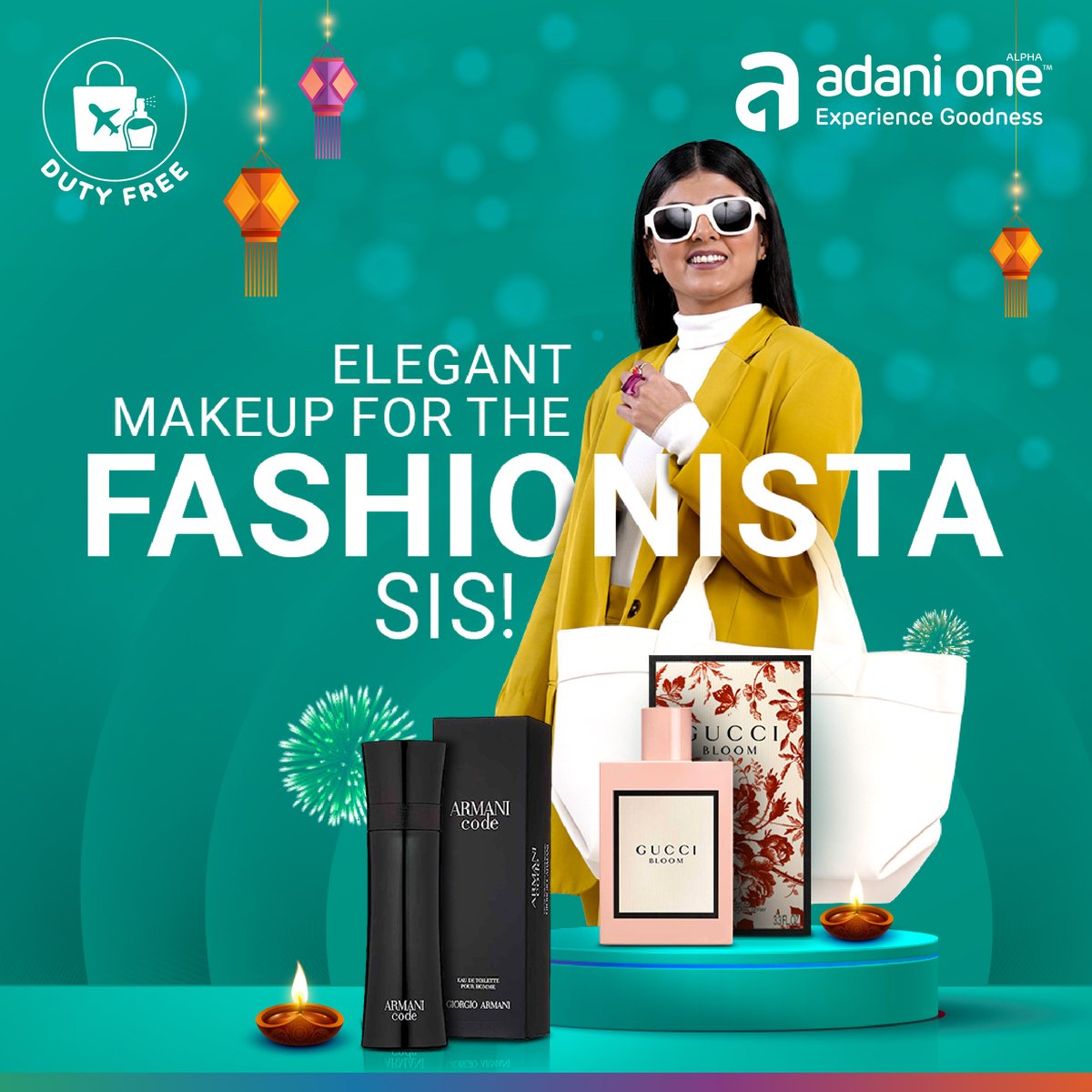 Adani_One's tweet photo. From the tiniest tots to the wisest elders, we've got a #Diwaligift for everyone. If you're jet-setting before the festivities, pre-order online at #DutyFree & get extra 10% off. Gift with a global touch this #Diwali! 🎁✈️🌟 https://t.co/19j8WLwcbZ
#AdaniOne #GetExtra https://t.co/inkQnxUJpa
