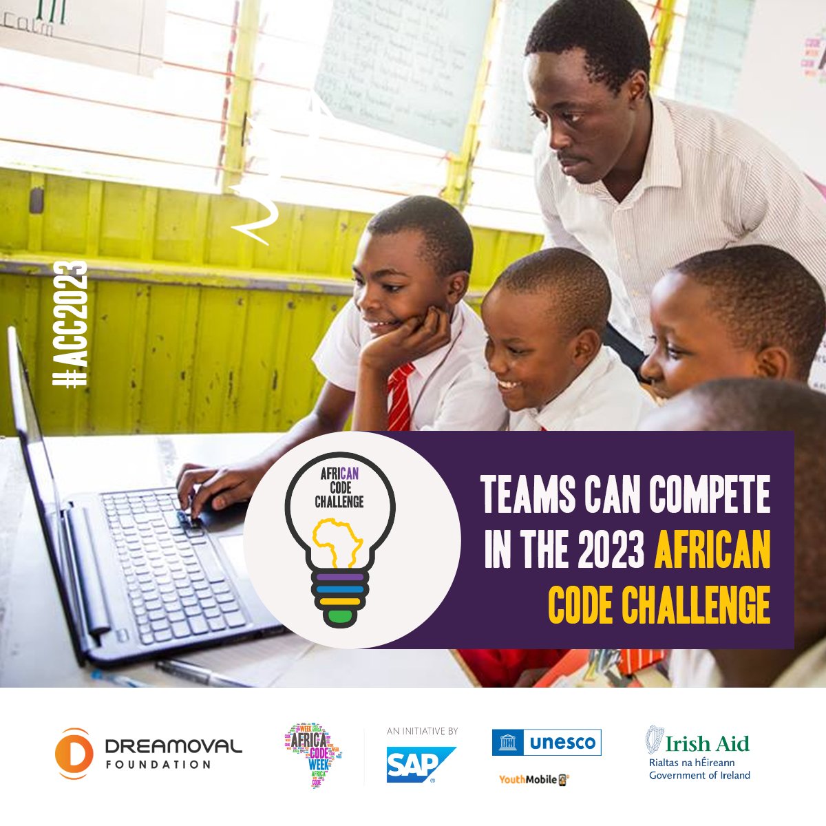 Foundation_DO's tweet photo. Submit a 3 minute YouTube video showcasing a game your team coded introducing your culture, heritage or language to challenge@dreamoval.org
Visit https://t.co/cu0nWXK92s to learn more
#STEM #Tech #Education #Coding #AfricaCodeWeek https://t.co/bYRP8RbFnB
