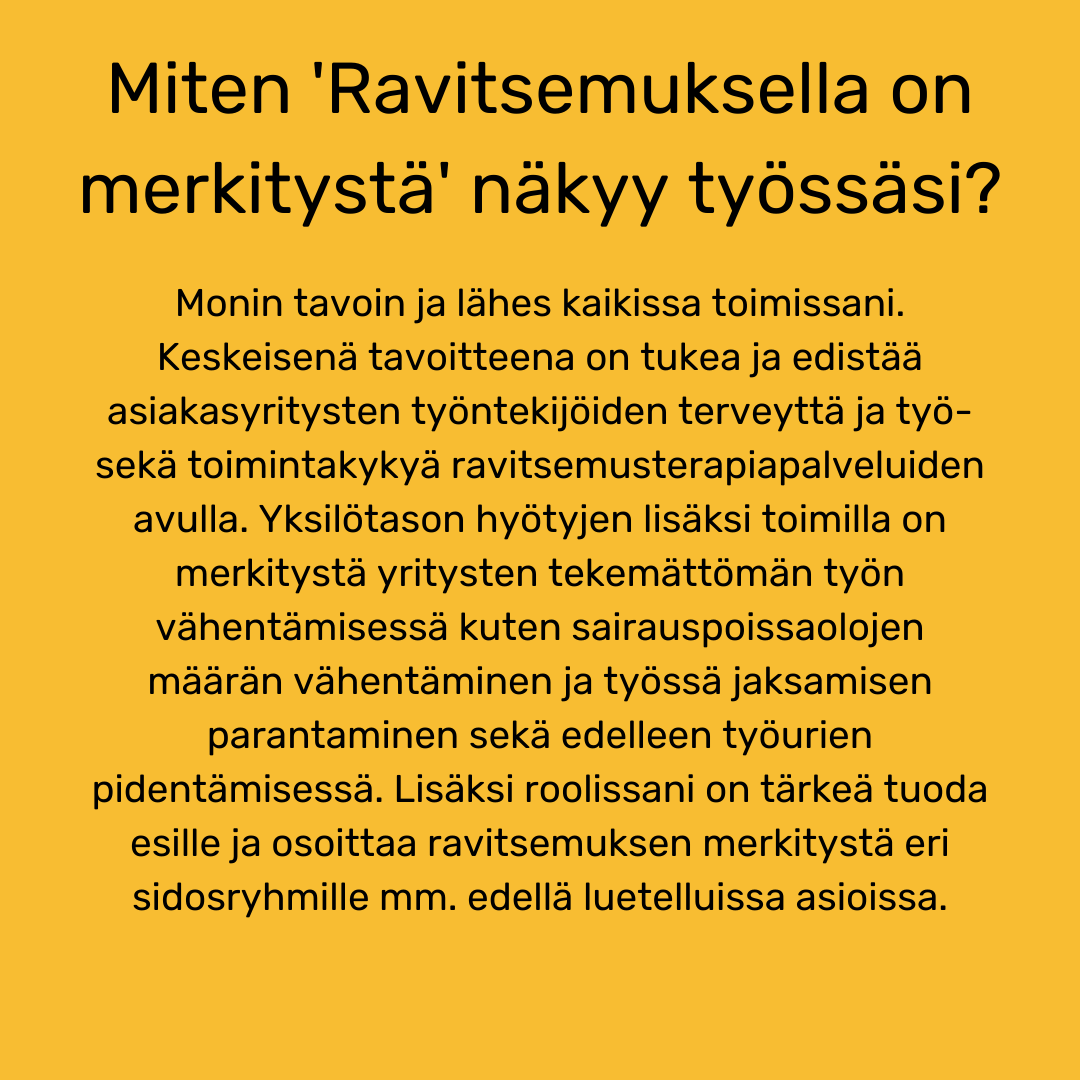 Ravitsemustieteilijöitä  toimii monilla eri sektoreilla: asiakas- ja potilastyössä, tutkimus- ja  kehitystyössä, kuntoutuksen parissa, ruokateollisuudessa,  potilasjärjestöissä ja muissa 3. sektorin toimissa jne. #ravitsemus #ravitsemusviikko #ravitsemustieteilijä