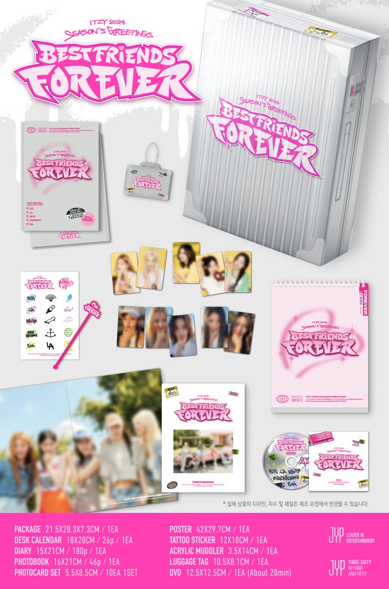 ITZY 2024 SEASON'S GREETINGS
🌴BEST FRIENDS FOREVER💕

PRE-ORDER 
~11.19 SUN 23:59 (KST)

✅ JYPSHOP bit.ly/3Qwydqn
✅ WITHMUU bit.ly/3sq58Vw
✅ ITZY JAPAN OFFICIAL SHOP bit.ly/3QPfjMK
✅ JYP JAPAN ONLINE STORE bit.ly/3FSX4ji

#ITZY #MIDZY