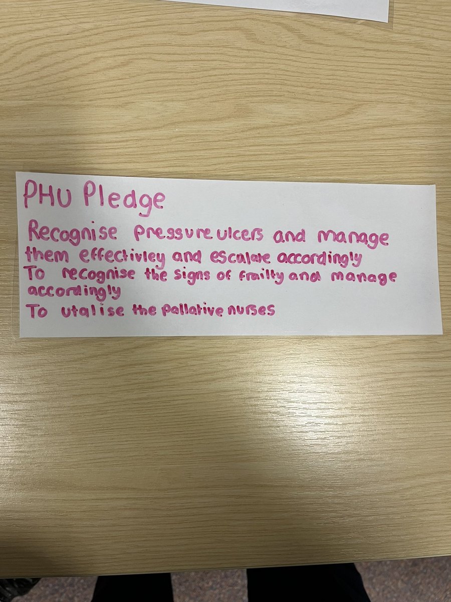 Ton1A86's tweet photo. NQN’s state their PHU pledges after successfully completing the first Stepping into Practice Programme. Three days of learning and engagement. Incredibly proud of the Practice Educators for their work reshaping education at PHU. #educatingforexcellence #PHUPledge @PHU_NHS https://t.co/F4IMKEQ9Zh