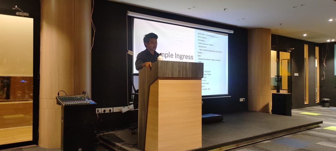 iServeUIndia's tweet photo. Unleashing Kubernetes Networking Mastery! Mr. Sanjib Parida, our esteemed CTO, wowed the crowd at Dyaus Court Amphitheater with his insights on mastering Kubernetes networking. Check out these captivating snapshots from the event!
#TechTalks #Kubernetes #NetworkingMastery https://t.co/2mVzalhOOx