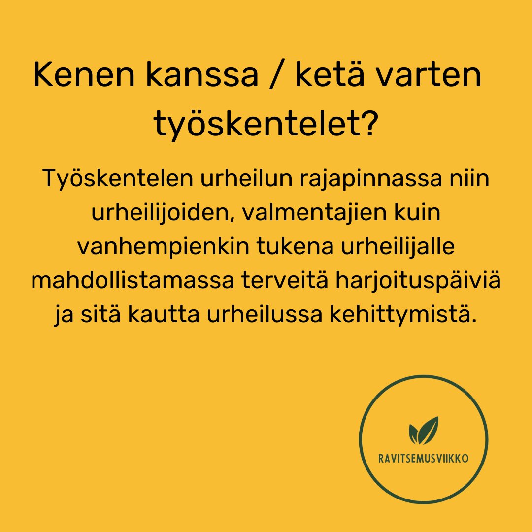 ravitsemus's tweet photo. Ravitsemustieteilijöitä  toimii monilla eri sektoreilla: asiakas- ja potilastyössä, tutkimus- ja  kehitystyössä, kuntoutuksen parissa, ruokateollisuudessa,  potilasjärjestöissä ja muissa 3. sektorin toimissa jne. #ravitsemus #ravitsemusviikko #ravitsemustieteilijä https://t.co/jm6IRoV0op