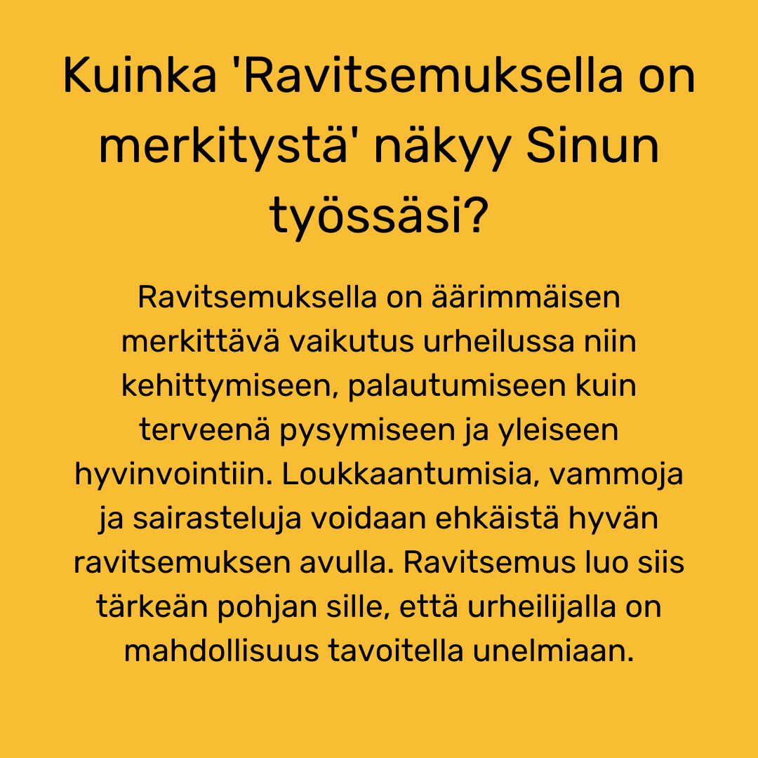 Ravitsemustieteilijöitä  toimii monilla eri sektoreilla: asiakas- ja potilastyössä, tutkimus- ja  kehitystyössä, kuntoutuksen parissa, ruokateollisuudessa,  potilasjärjestöissä ja muissa 3. sektorin toimissa jne. #ravitsemus #ravitsemusviikko #ravitsemustieteilijä