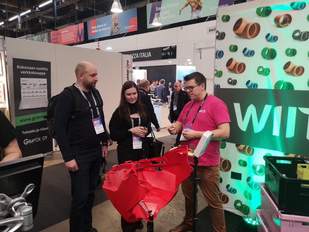 Tänään esittelemme ruiskuvalupalveluitamme sekä muita tuotteitamme klo 16 asti Messukeskuksessa. Löydät meidät osastolta 6m18, tervetuloa!

#teknologia #messut #ruiskuvalu