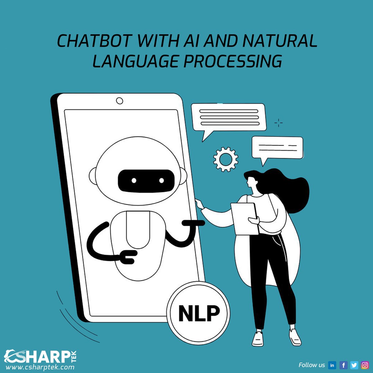 Elevate CX with <a href="/csharptek1/">Csharptek- Microsoft Solutions Partner</a> AI-powered chatbots and NLP! 🚀 Transform customer interactions, boost efficiency, and drive 24/7 support. 🤖✨ #aichatbot #naturallanguageprocessing #customerexperience #chatbots #ai #consultancy #csharptek #digitaltransformation #automation