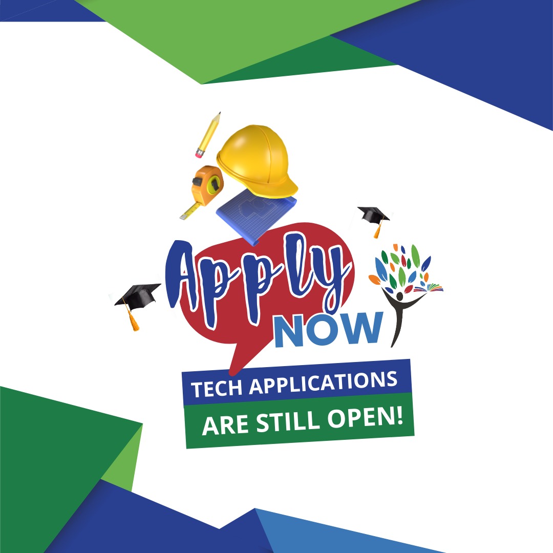 KYBAcademy's tweet image. TECH Applications are still OPEN for Private Students.

Enrol in the trades of your choice and gear up for a rewarding career. 📣

Apply online here &amp;gt; shorturl.at/imnqu 

#TECHprogram #applynow #tradeopportunities #education #artisans #engineers #thechnicalskills