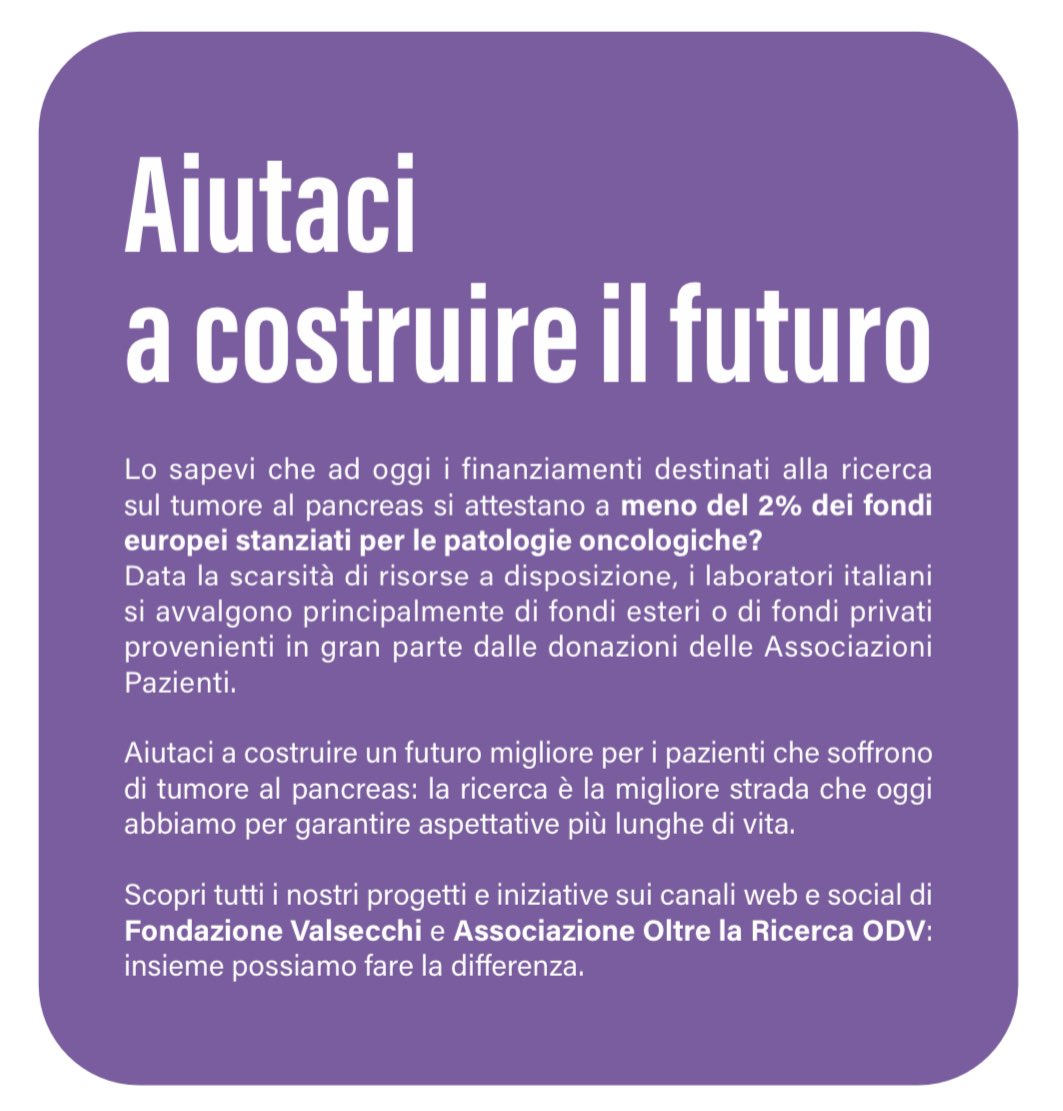 AISP_Pancreas's tweet photo. E tu cosa puoi fare ?! 🤨

In realtà tutti possiamo fare tanto!!! 😎 aiutaci a costruire assieme un futuro migliore, aiuta la ricerca!!! 🌳

Scopri di più su @Valsecchifdn e https://t.co/JHgKqdvHA2

🪻Insieme possiamo fare la differenza!!! https://t.co/7tg5fMZHhs