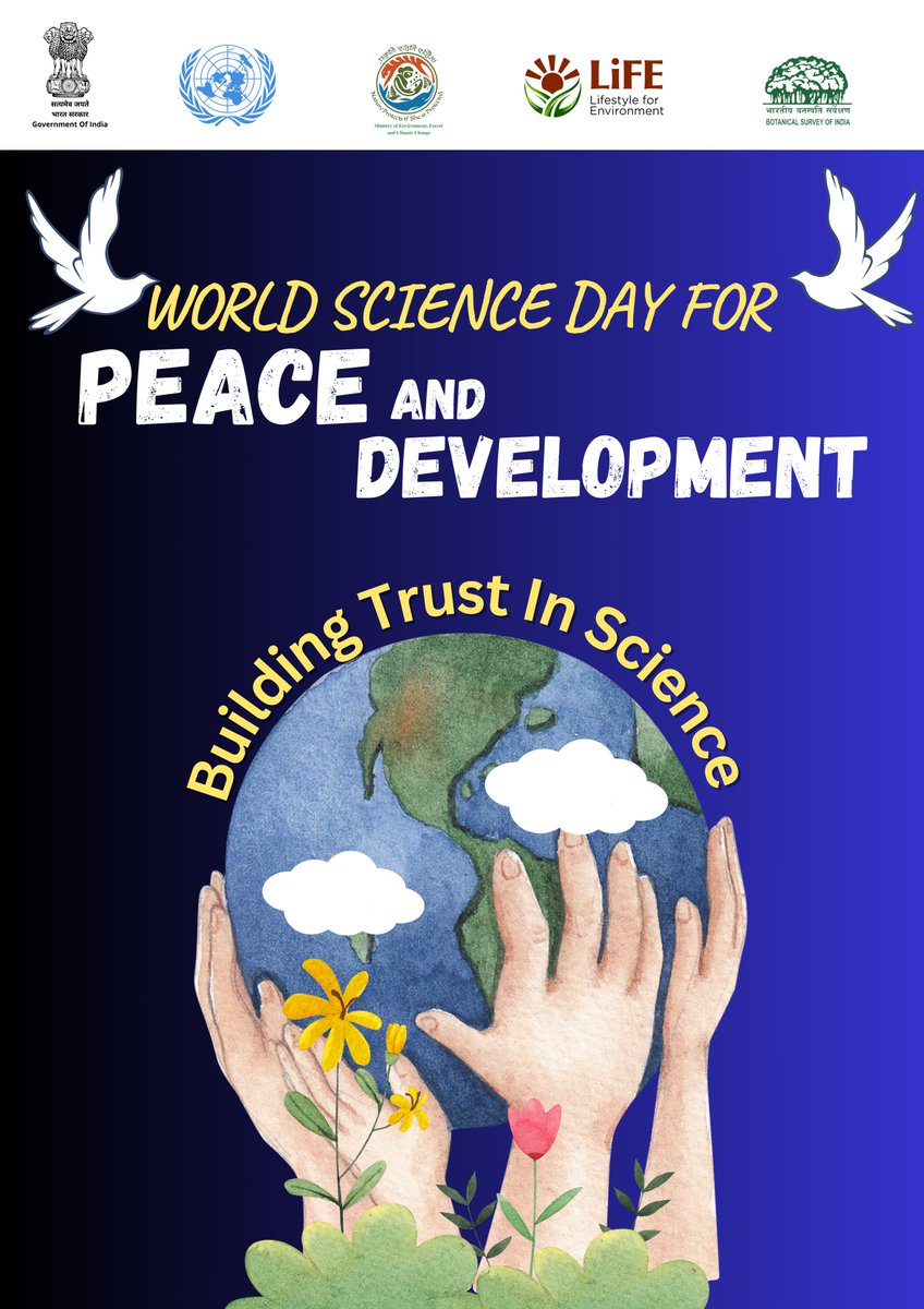 bsi_moefcc's tweet photo. Celebrating #WorldScienceDay for Peace and Development with the theme #BuildingTrustInScience. As proclaimed by @UN in 2001 #WorldScienceDay emphasizes the vital role of science in society and the need to engage the general population in discussions on arising scientific issues. https://t.co/18BCwaGl4Z