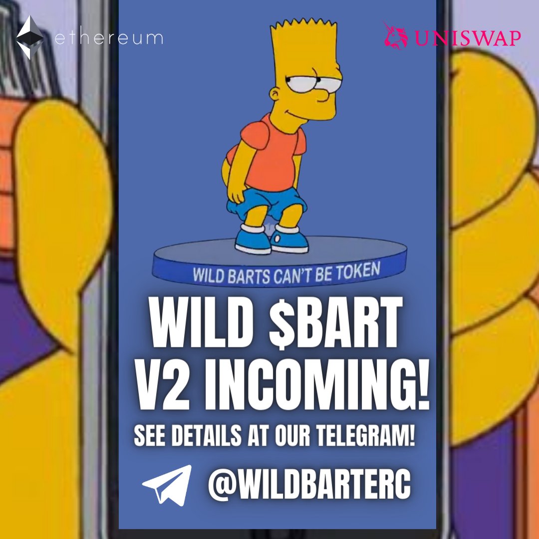 Wild Barts Can Be Tokens tweet media