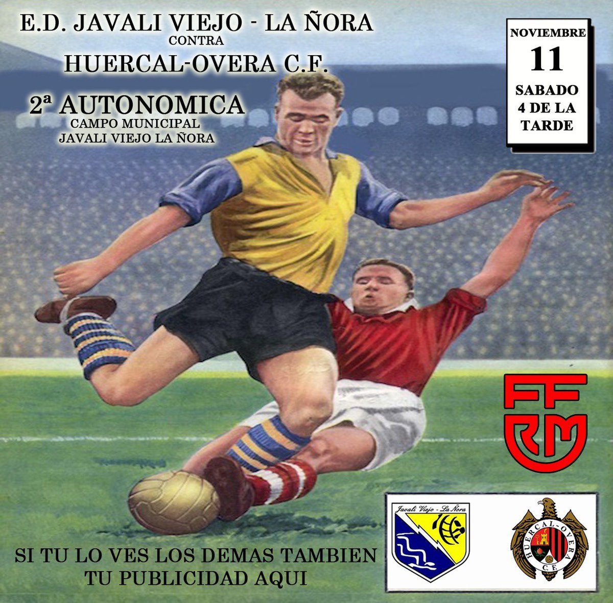 Ya tenemos el cartel de nuestro senior para este fin de semana. Te esperamos en el poli….