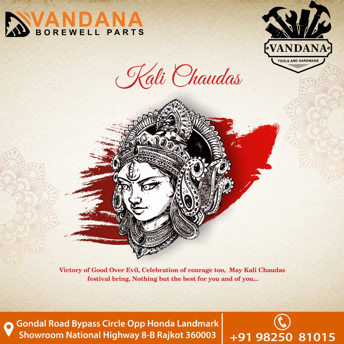 VandanaTools's tweet photo. “May the divine light of Kali Chaudas remove the darkness from your life and bring you boundless joy and prosperity.
.
.
.
#kalichaudas #kali #diwalifestival #radiology #xray #radiologia #medicine #radiologist #vandana #tools #tools&amp;hardware #borewellparts #hardware #parts https://t.co/AdPSeyxxrF