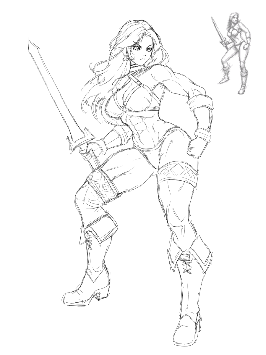 For a reason, I usually use Tyris=Flare when I play Golden Axe