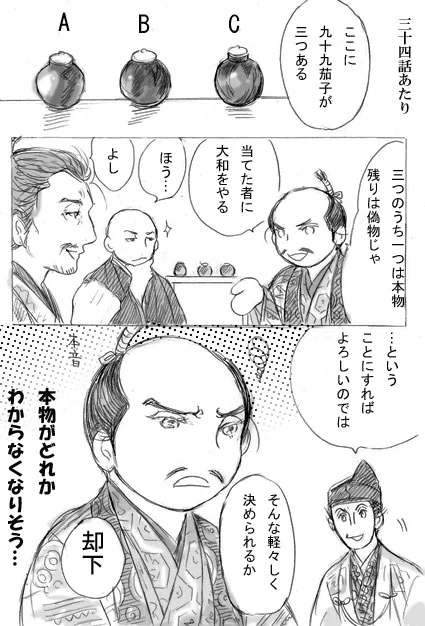 本物を当てろ的な。二枚目はおまけです。十月のネタを今頃すみません;;スズ子も似ていないし← 