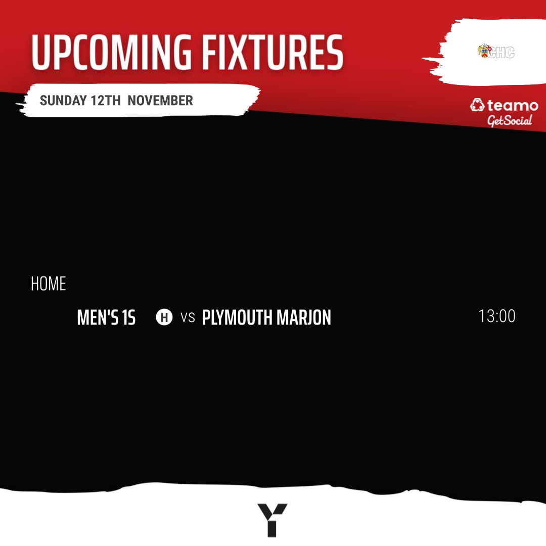 Fixtures this weekend! A reminder that our home games on Saturday are at Balcarras whilst the M1 game on Sunday is at Chelt col! #gowell #CHC #fixtures #freetosee