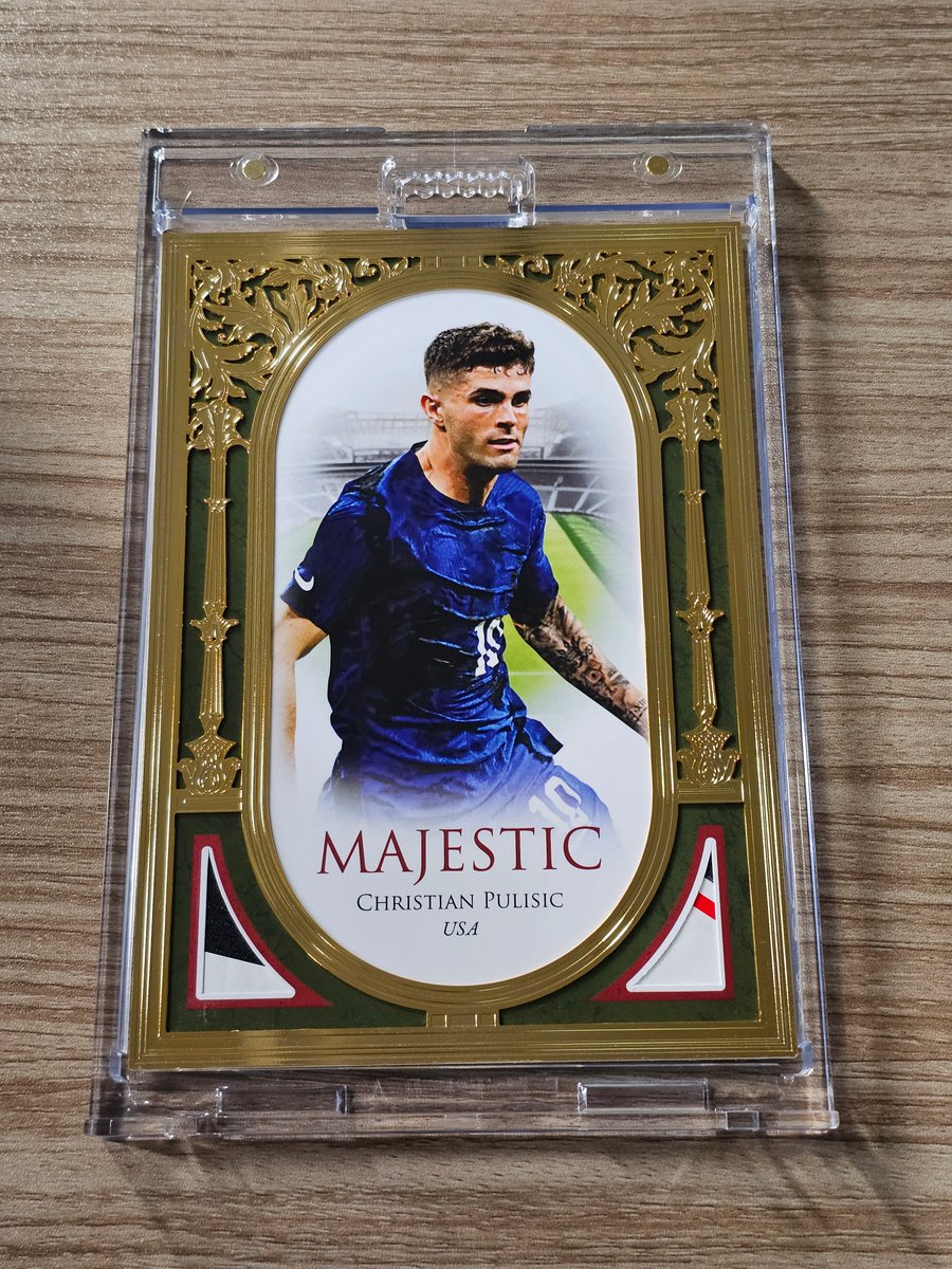zhaowiw's tweet photo. 2023 Futera Limited XL Christian Pulisic Majestic Game Worn 01/03 Big Card

🔗https://t.co/bgkMyYyS8O

#ebay #Auction #USNT https://t.co/0YOiBTblwV