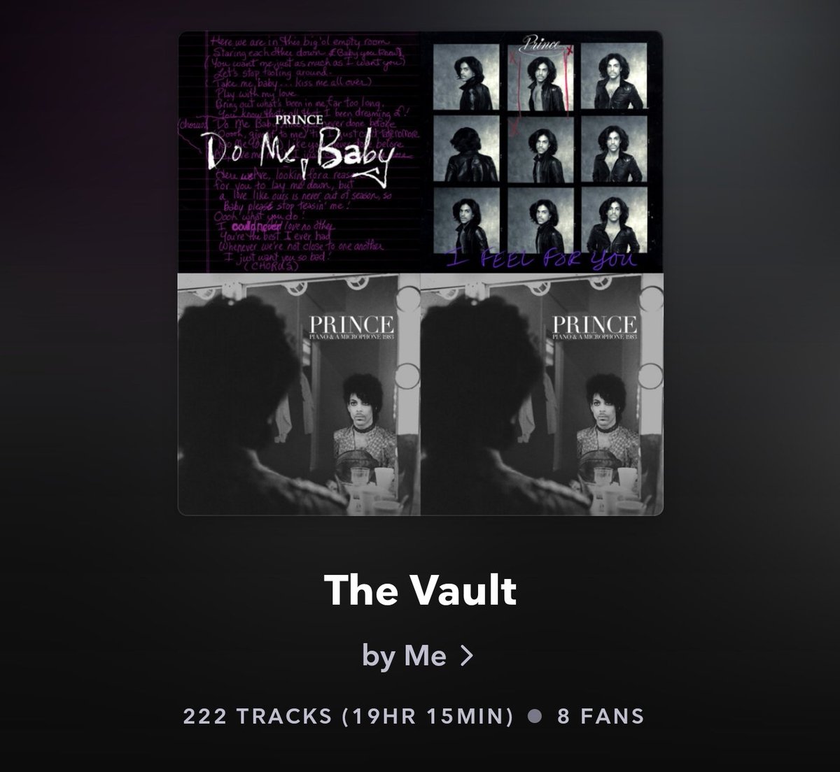 darlingnisi's tweet photo. Updated the playlist of officially released tracks from Prince's vault  since 2016! 

#Prince4Ever

https://t.co/6YDifwXgGN https://t.co/8w2BdKcv8h