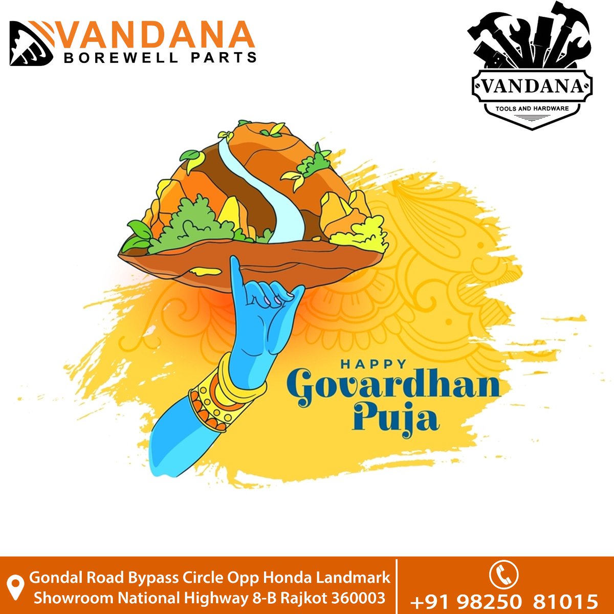 VandanaTools's tweet photo. May lord Krishna bring you love and luck, &amp; destroy all the evils and pain. 
.
.
.
#goverdhan #vrindavan #krishna #barsana #mathura #radhekrishna #vandana #tools #tools&amp;hardware #borewellparts #hardware #parts #besttools #rajkot #rajkotgujrat #rajkotinstagram #rajkot_news https://t.co/ArT0elzoBn