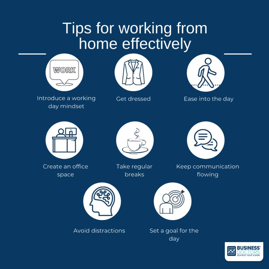 Working from home or hybrid working is still a huge part of most business working models, and your team MUST be encouraged to do so as productively as possible. 💪

There's lots of tips to make sure than working from home is kept as efficient as it is in the office.🙌
