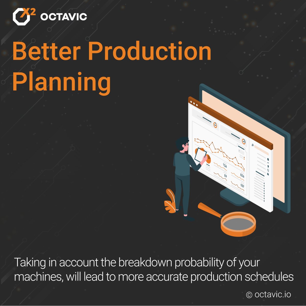 IoOctavic's tweet photo. In ancient times, people would go to the Oracle for predictions. Now, we bring the Oracle to your factory! https://t.co/7LWKiH2O6Q