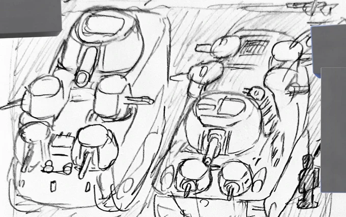 次の絵のラフの一部分です。
乞うご期待。 
