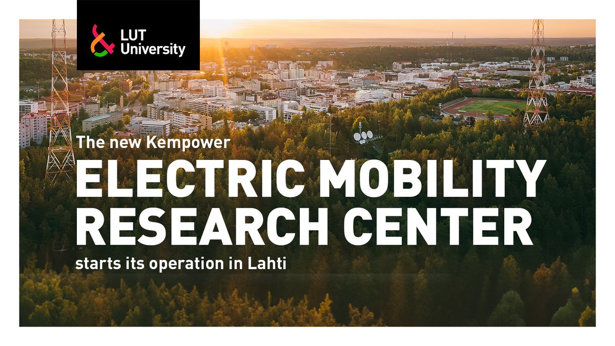 Join us in celebrating the launch the #EMRC on 28 November in #Lahti. ⚡ The New trends of #electrification event is free of charge. The new #research director is Ville Naumanen. ➔ Read more: lut.fi/en/news/direct… ➔ Register: sway.office.com/XUAR7VD3xMxi9U… @KempowerOyj #LADEC